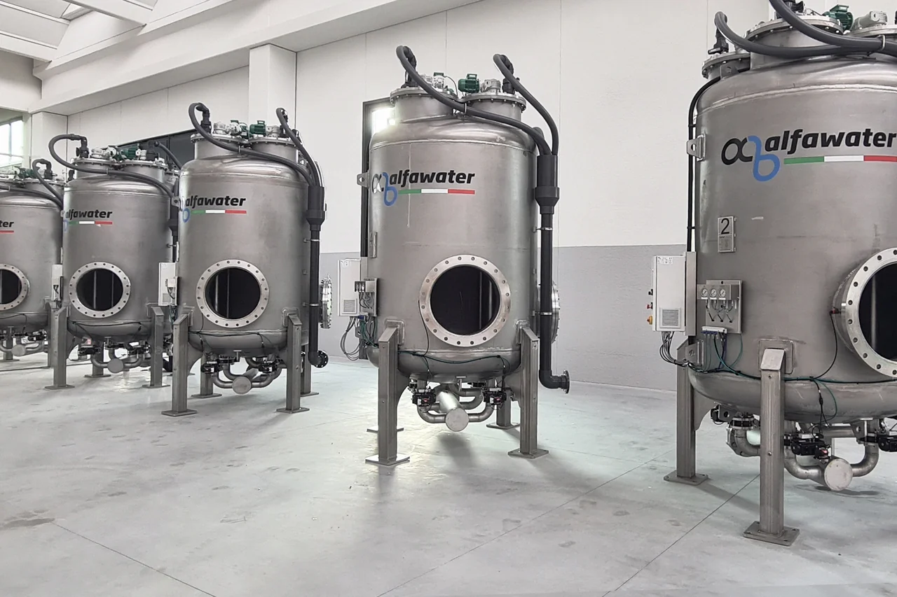Alfa Water filters in production